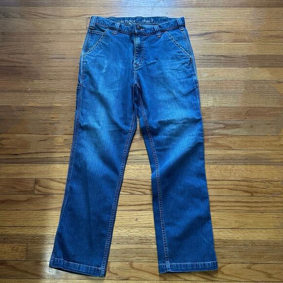 Carhartt Relaxed Fit Straight Leg Jeans 33x30 - Picture 1 of 10